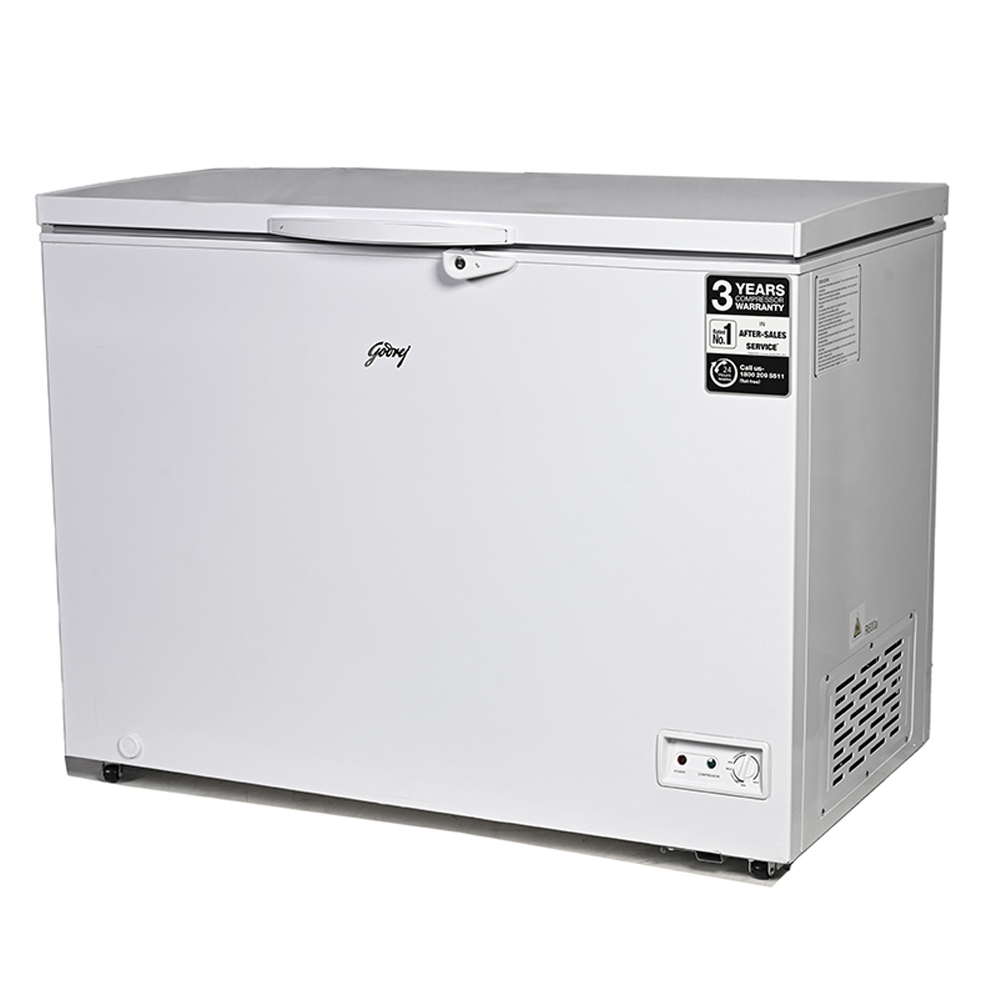 Godrej 300 Liter Chest Freezer (DHGCHW 310 R6DXB SLDG RW) model DHGCHW 310 R6DXB SLDG RW front view - GharOne Nepal view 3